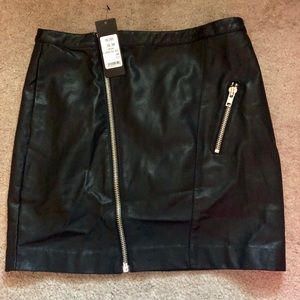 NWT AKIRA Leather Mini Skirt